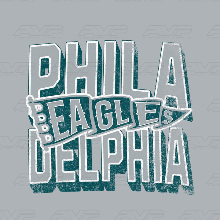 Philadelphia Eagles Pennant Alabama Vinyl & Print Co.
