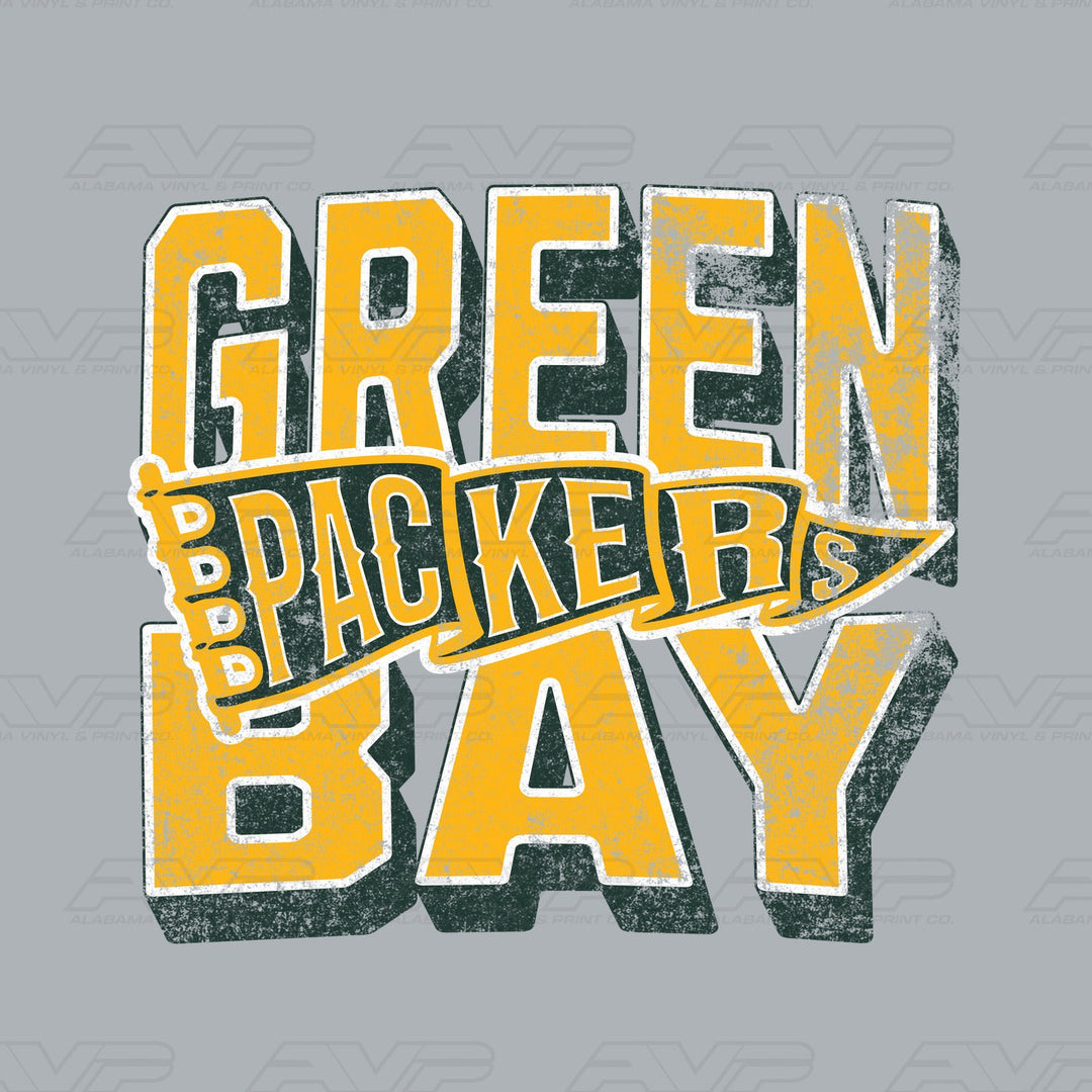 Green Bay Packers Pennant Alabama Vinyl & Print Co.