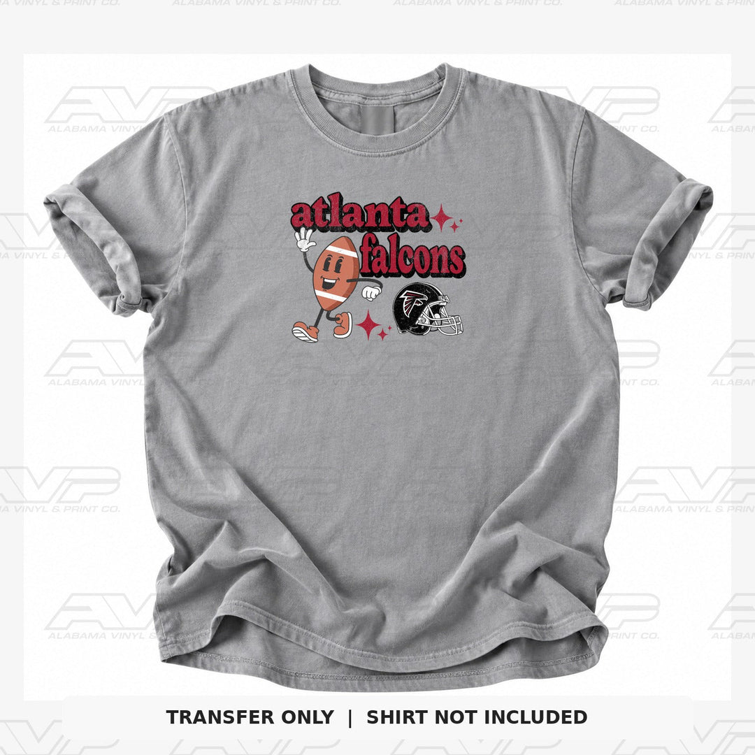 Atlanta Falcons Cartoon Football Alabama Vinyl & Print Co.