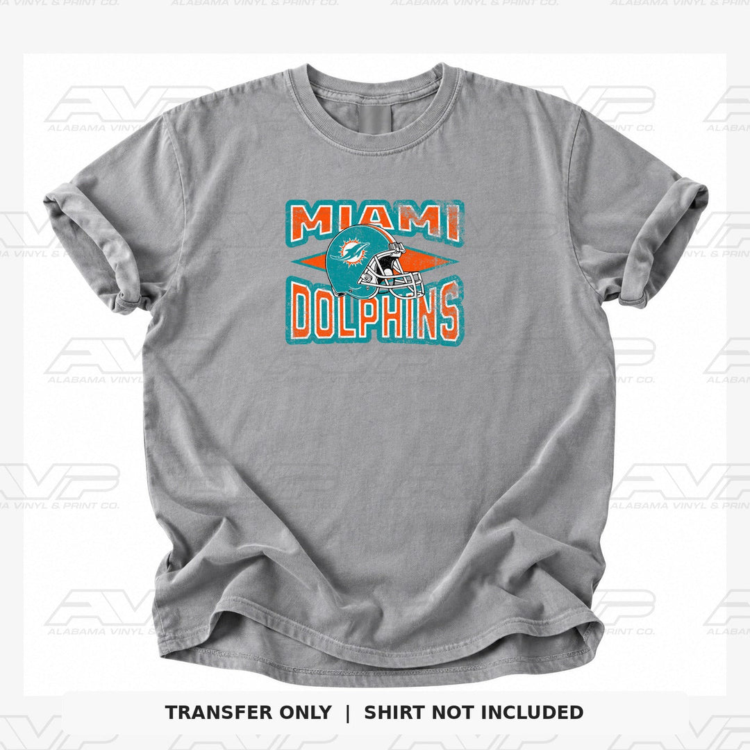 Miami Dolphins Diamond Alabama Vinyl & Print Co.