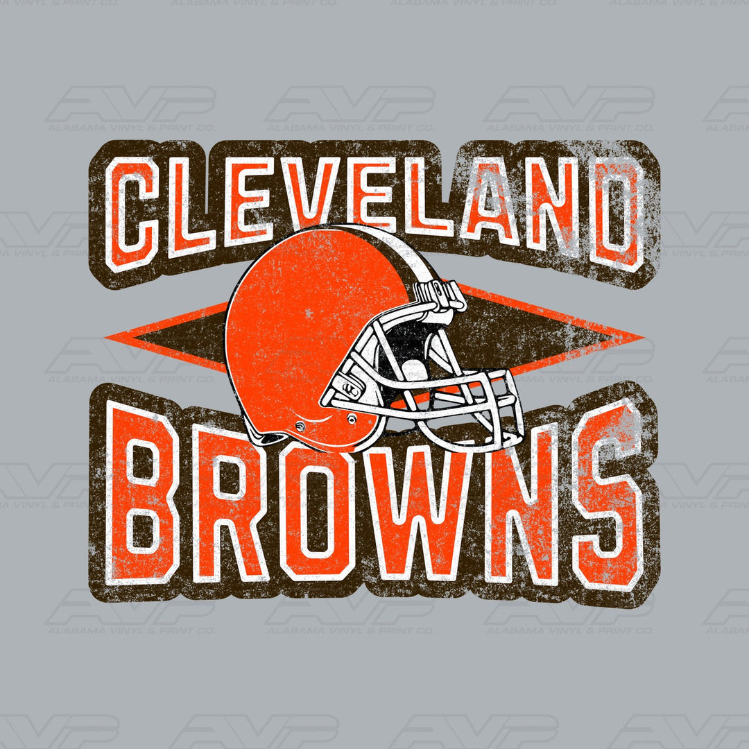 Cleveland Browns Diamond Alabama Vinyl & Print Co.