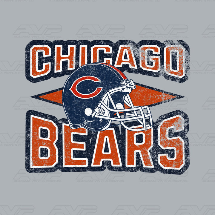 Chicago Bears Diamond Alabama Vinyl & Print Co.