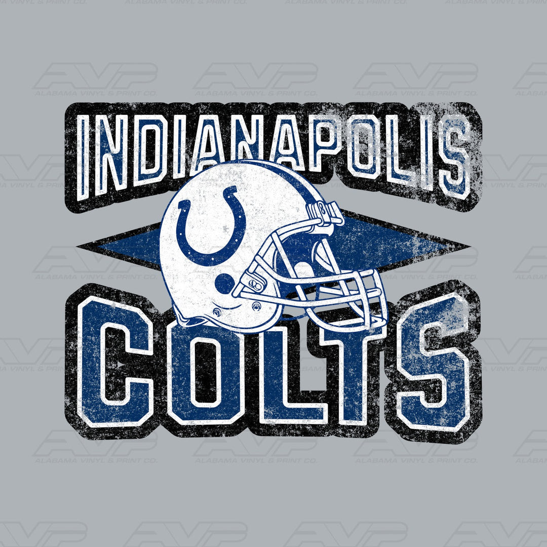 Indianapolis Colts Indy Diamond Alabama Vinyl & Print Co.