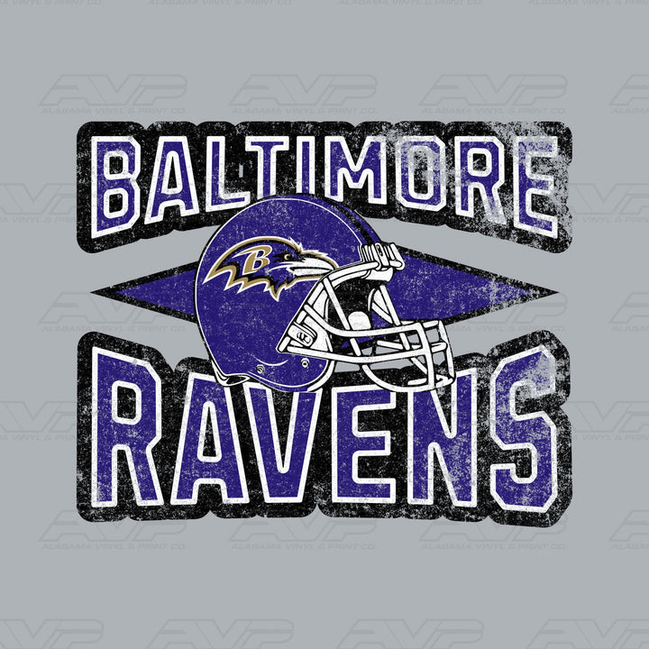 Baltimore Ravens Diamon Alabama Vinyl & Print Co.