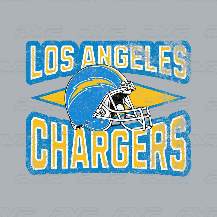 Los Angeles Chargers LA Diamond Alabama Vinyl & Print Co.