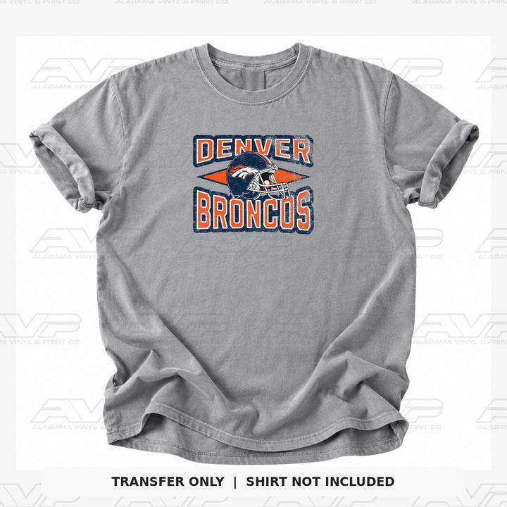 Denver Broncos Diamond Alabama Vinyl & Print Co.