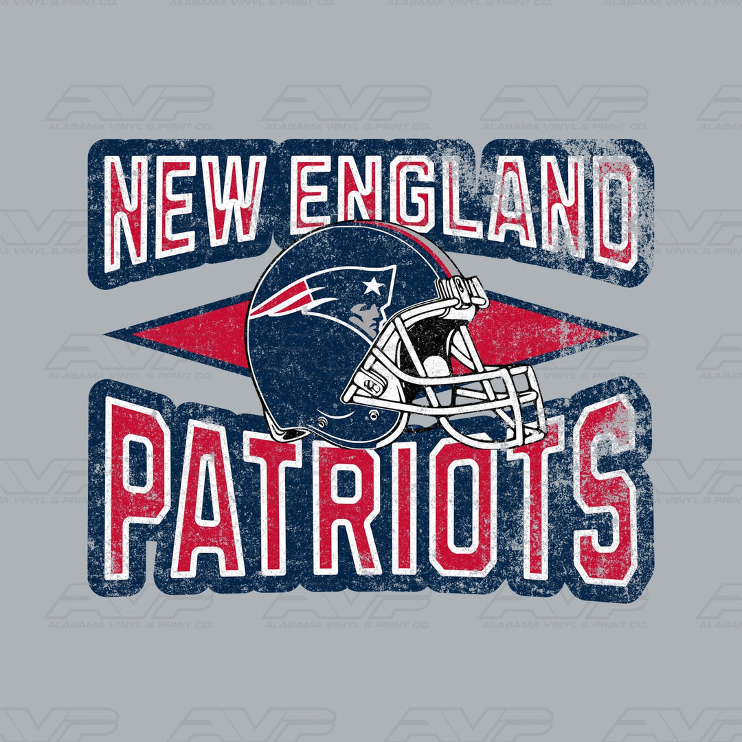 New England Patriots NE Diamond Alabama Vinyl & Print Co.