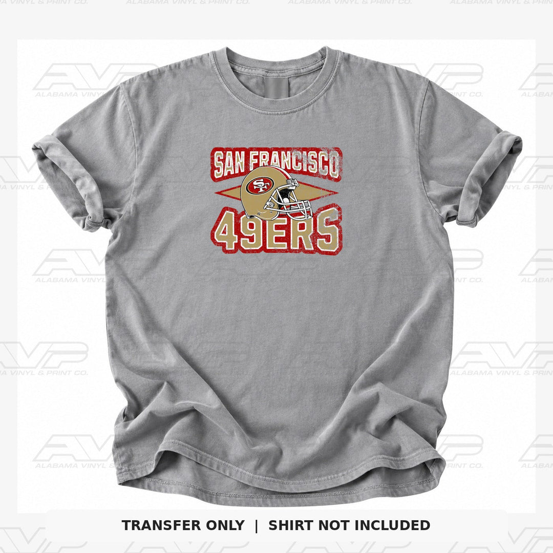 San Francisco 49ers SF Diamond Alabama Vinyl & Print Co.