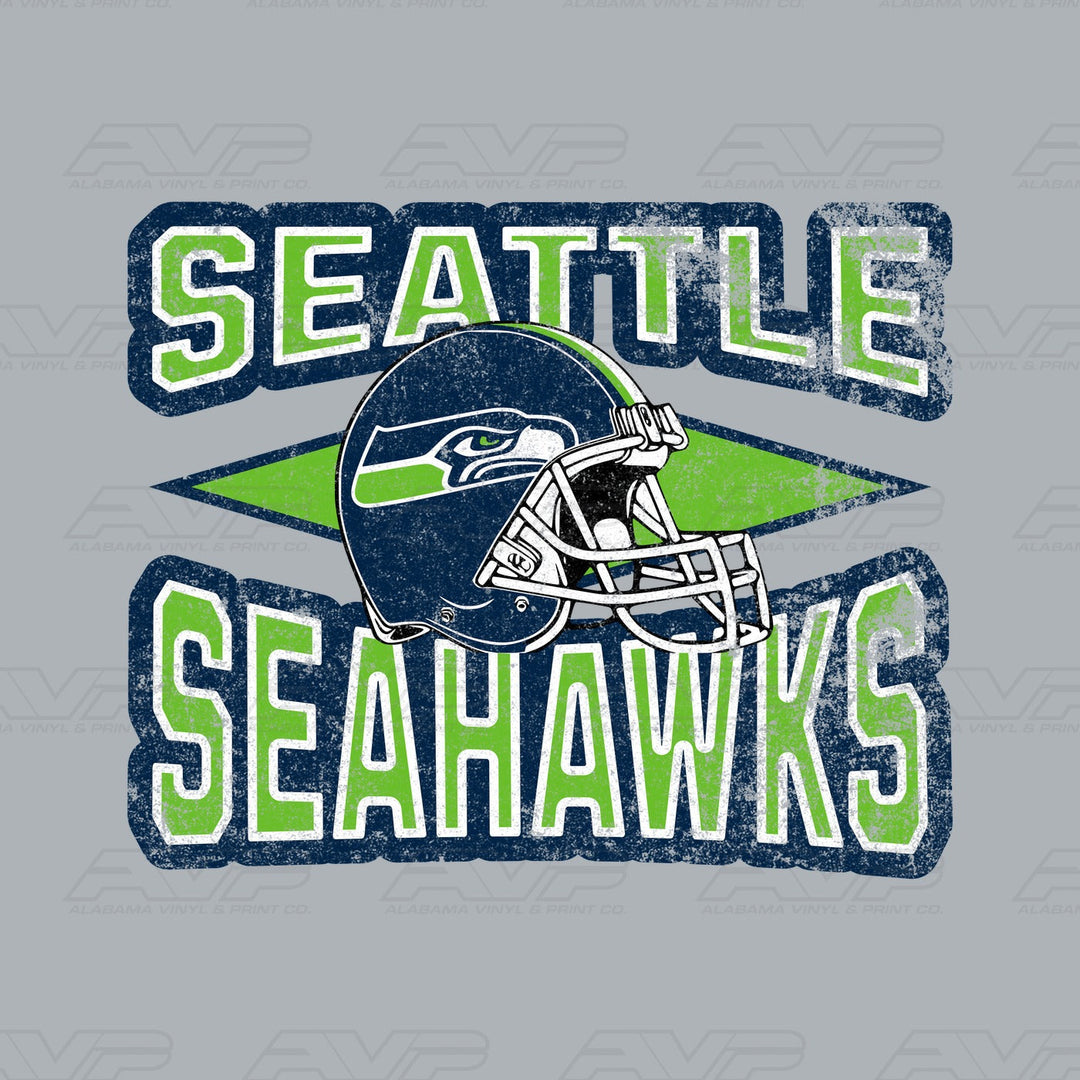 Seattle Seahawks Diamond Alabama Vinyl & Print Co.