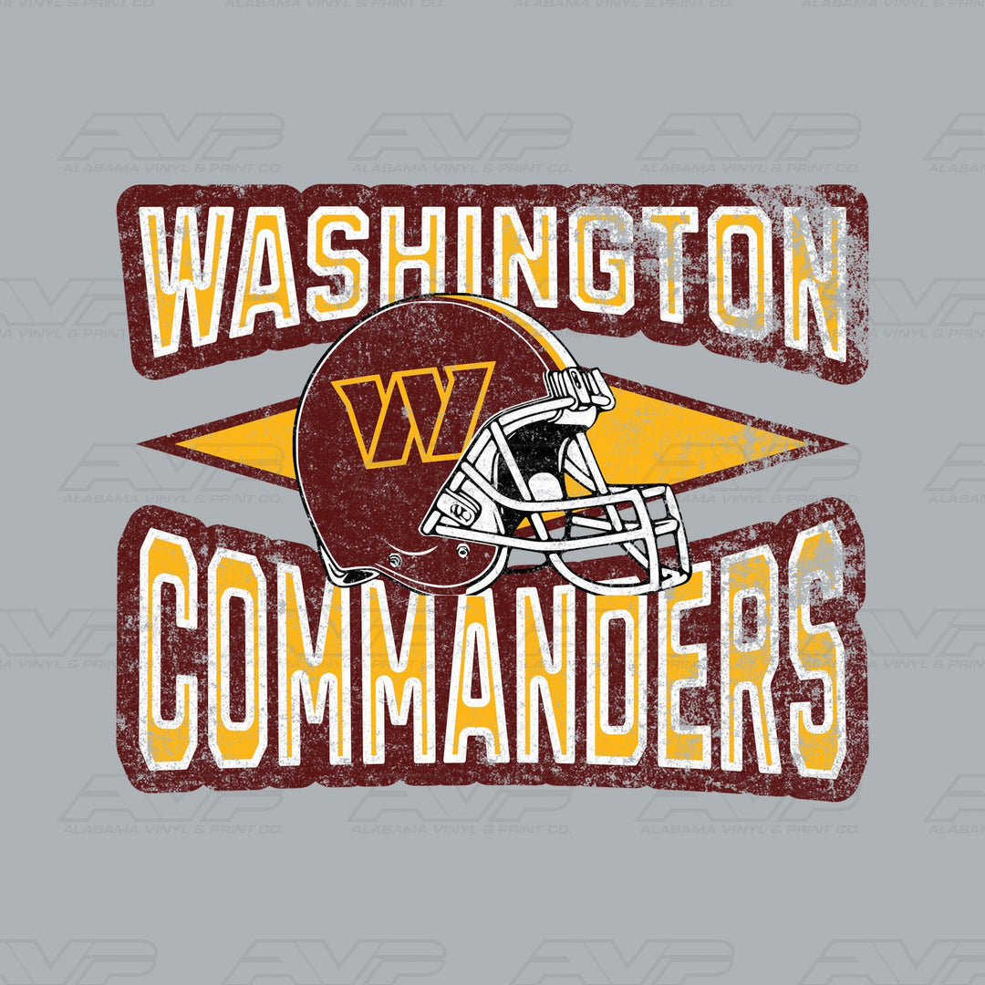 Washington Commanders Diamond Alabama Vinyl & Print Co.