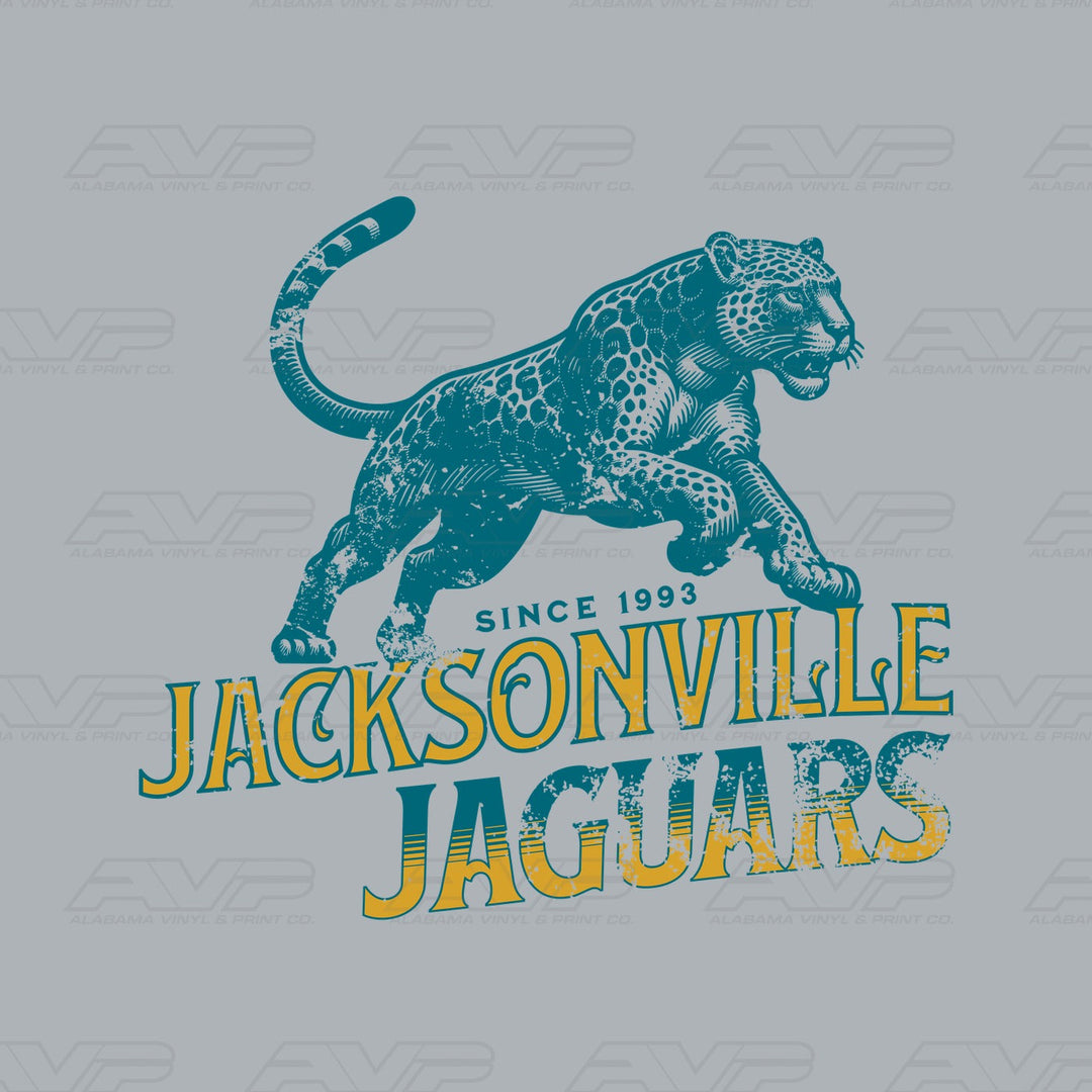 Jacksonville Jaguars Jax 1993 Alabama Vinyl & Print Co.