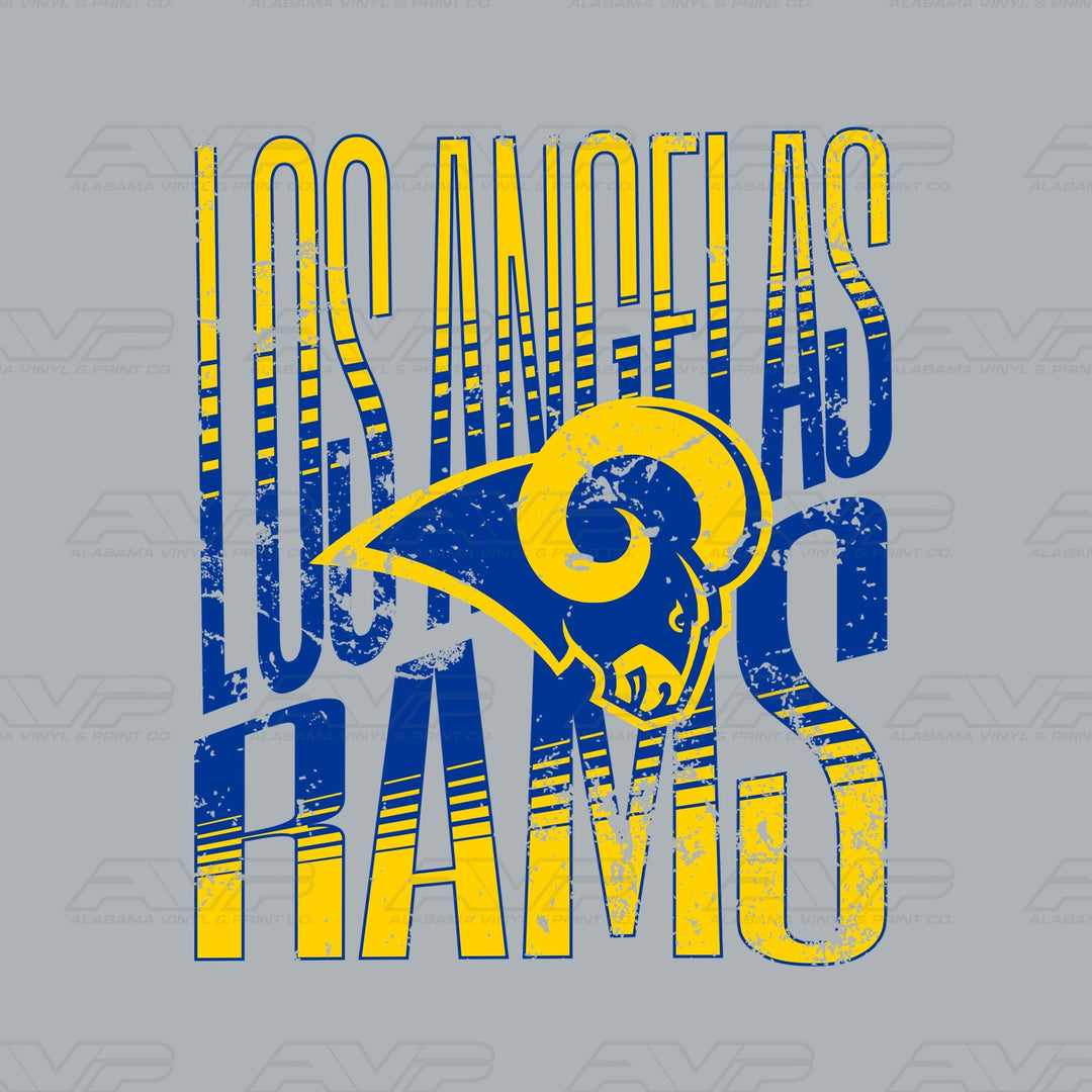 Los Angeles Rams LA Slim Alabama Vinyl & Print Co.