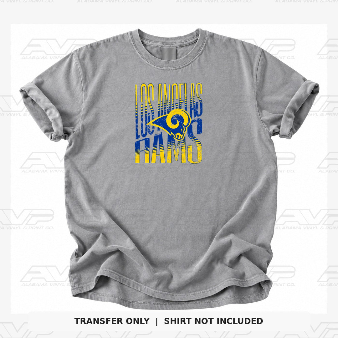 Los Angeles Rams LA Slim Alabama Vinyl & Print Co.