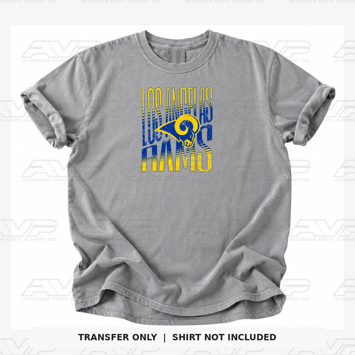 Los Angeles Rams LA Slim Alabama Vinyl & Print Co.