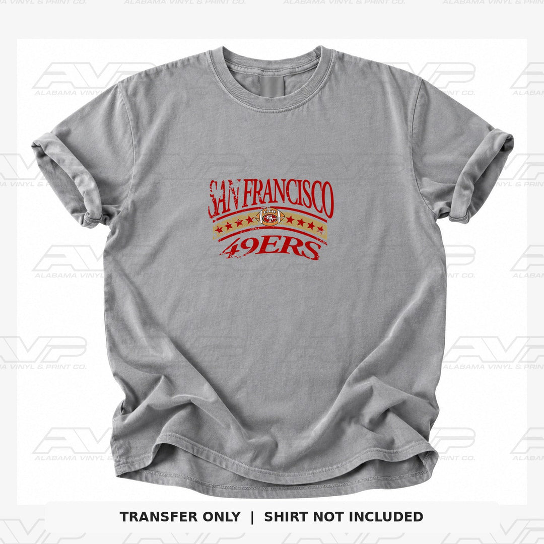 San Francisco 49ers Star Alabama Vinyl & Print Co.