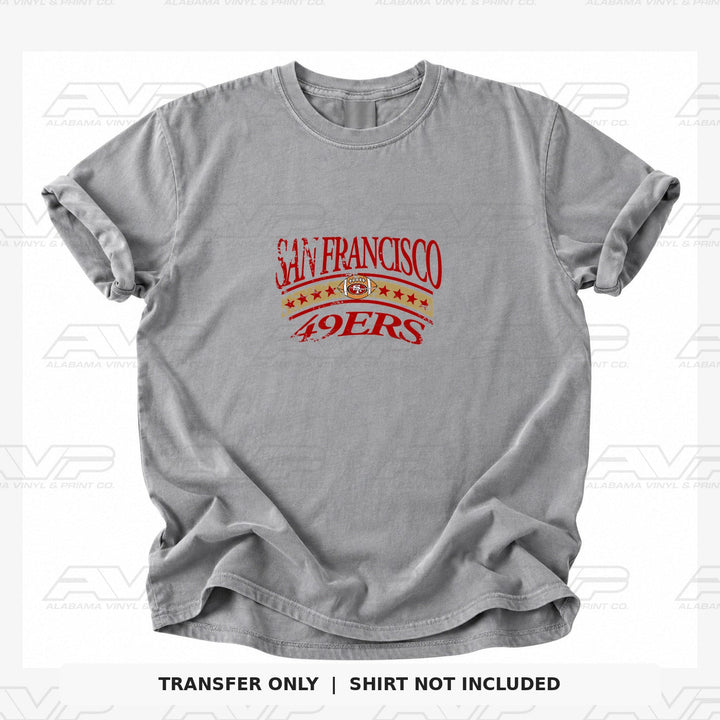 San Francisco 49ers Star Alabama Vinyl & Print Co.