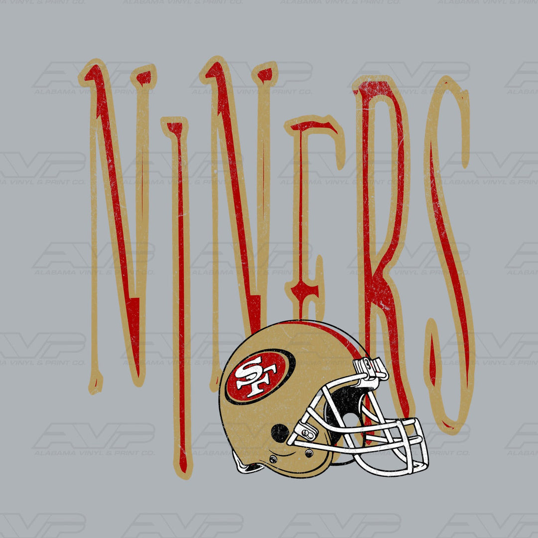 San Francisco 49ers Niners Skinny Alabama Vinyl & Print Co.
