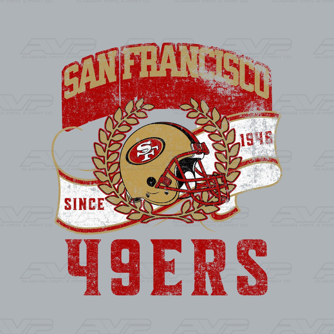 San Francisco 49ers Alabama Vinyl & Print Co.