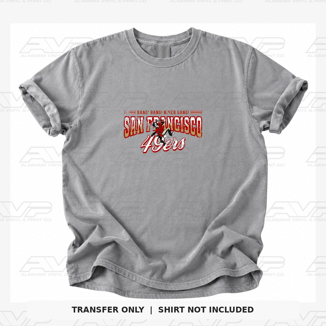 San Francisco 49ers SF 49s Bang Alabama Vinyl & Print Co.