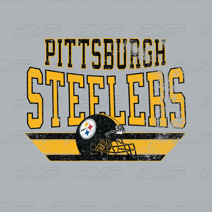 Pittsburgh Steelers Vintage Block Alabama Vinyl & Print Co.