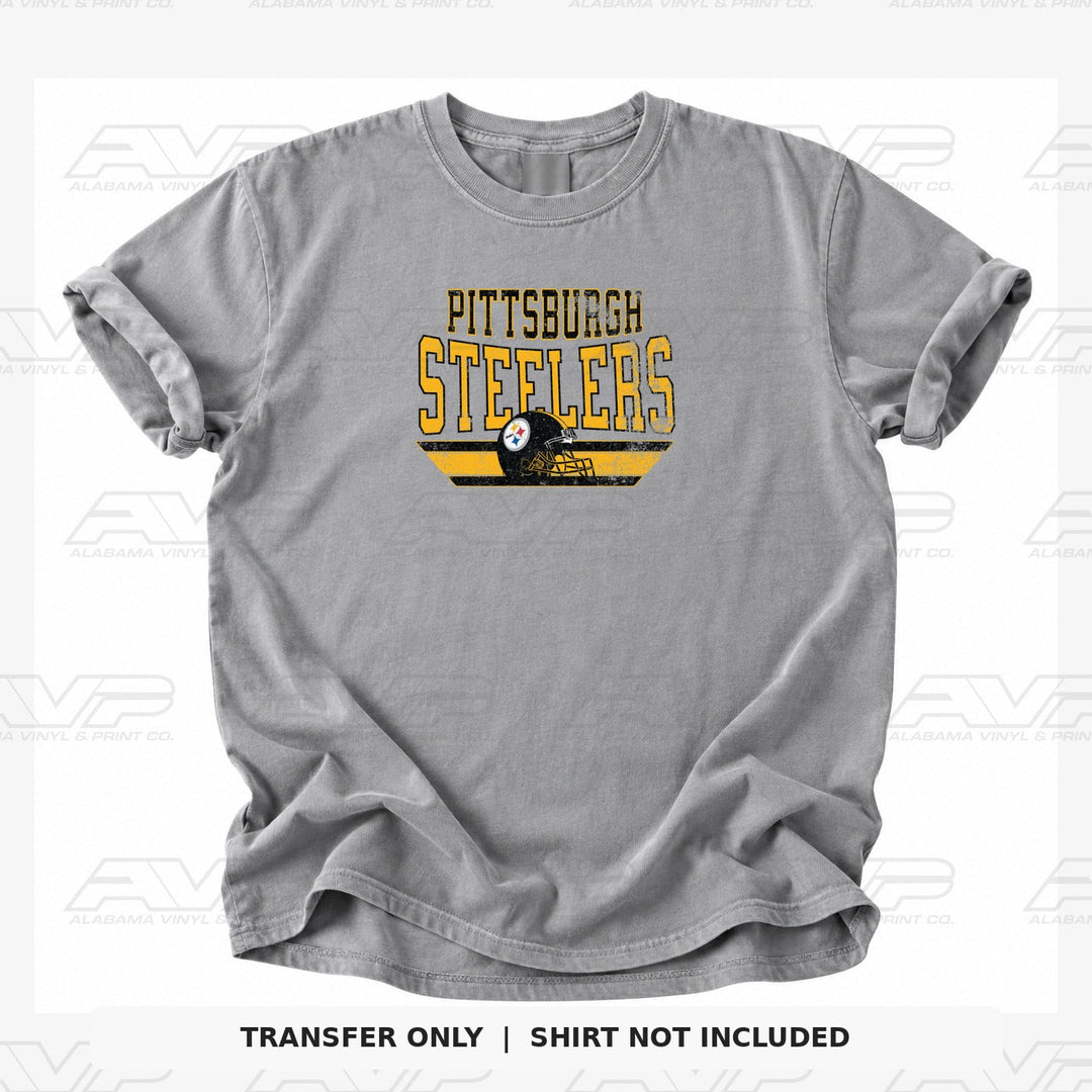Pittsburgh Steelers Vintage Block Alabama Vinyl & Print Co.