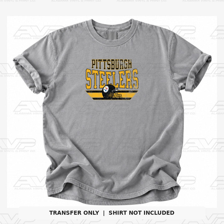 Pittsburgh Steelers Vintage Block Alabama Vinyl & Print Co.
