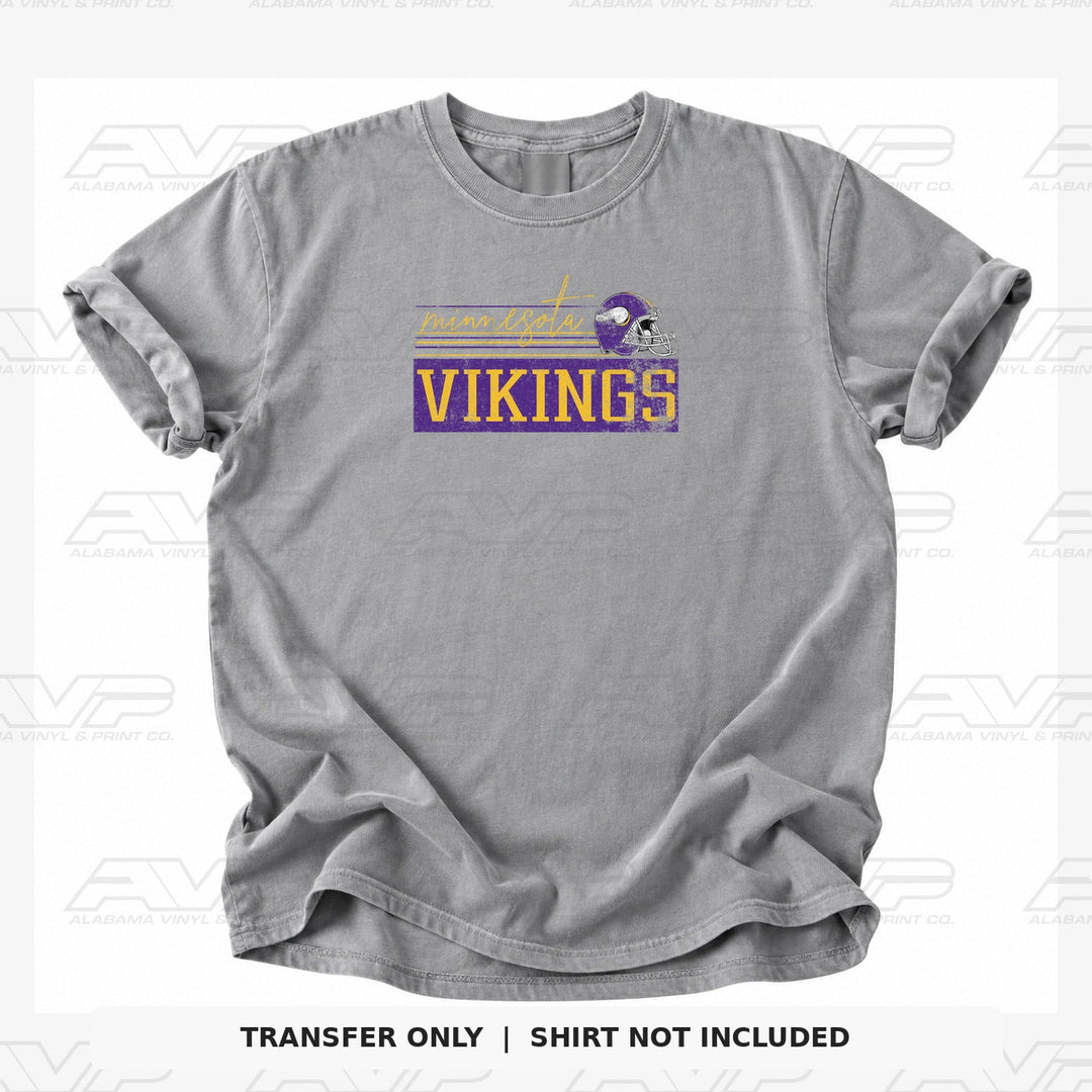 Minnesota Vikings Retro Alabama Vinyl & Print Co.