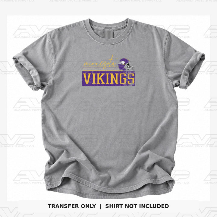 Minnesota Vikings Retro Alabama Vinyl & Print Co.