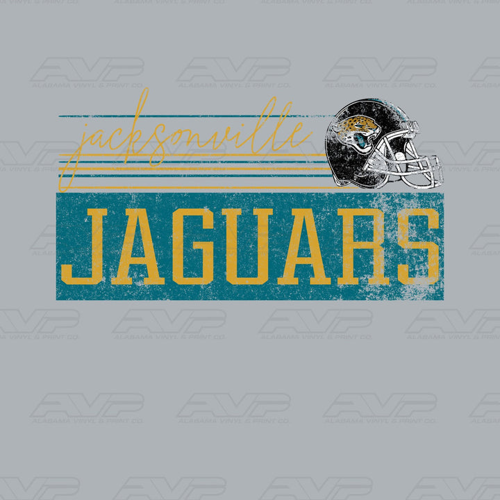 Jacksonville Jaguars Retro Alabama Vinyl & Print Co.