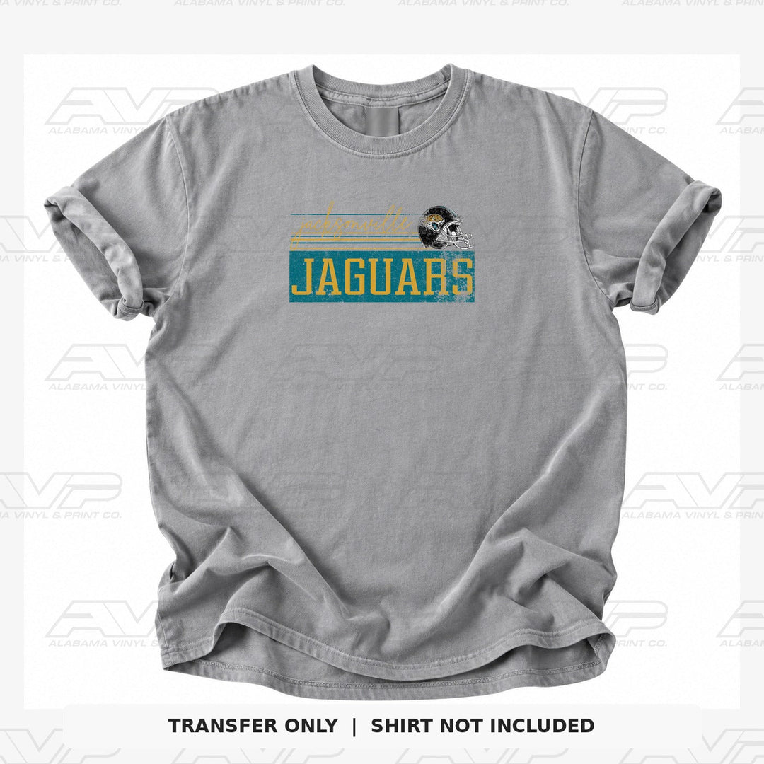 Jacksonville Jaguars Retro Alabama Vinyl & Print Co.