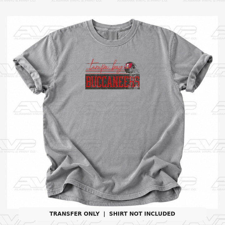 Tampa Bay Buccaneers Buccs Retro Vibes Alabama Vinyl & Print Co.