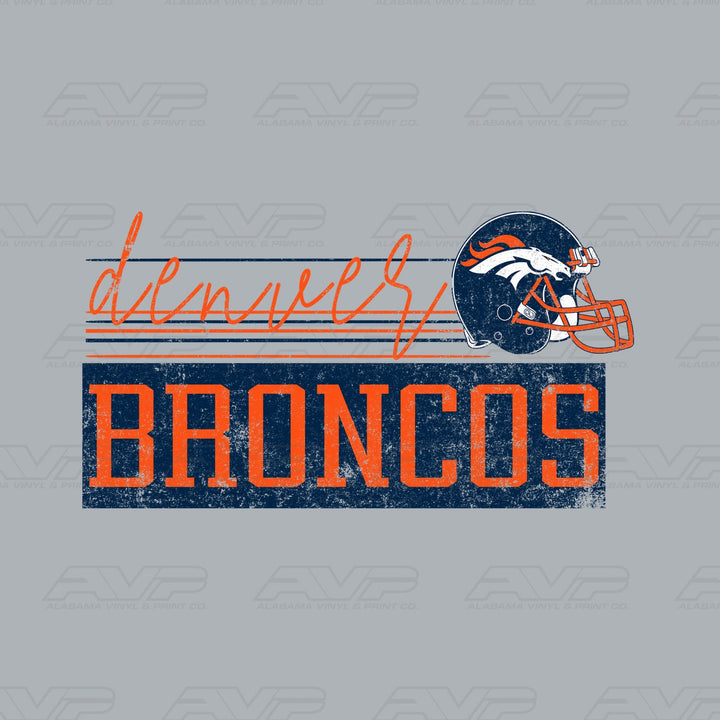 Denver Broncos Alabama Vinyl & Print Co.