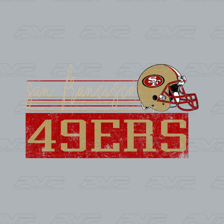 San Francisco 49ers Alabama Vinyl & Print Co.