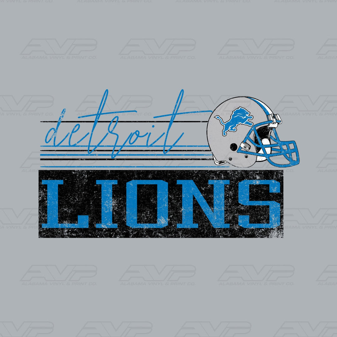 Detroit Lions Alabama Vinyl & Print Co.