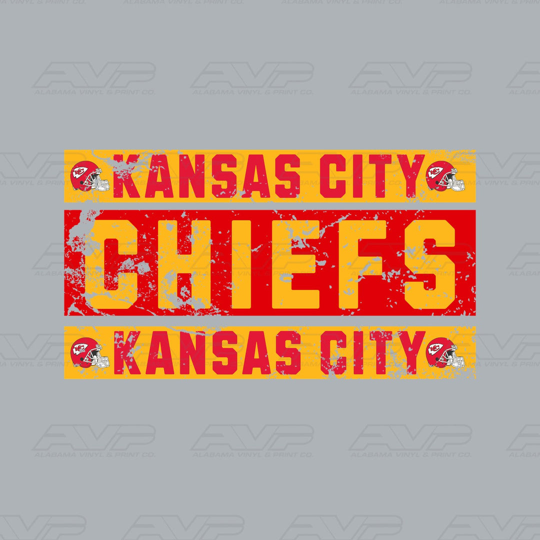 Kansas City Chiefs Block Alabama Vinyl & Print Co.