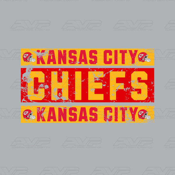 Kansas City Chiefs Block Alabama Vinyl & Print Co.
