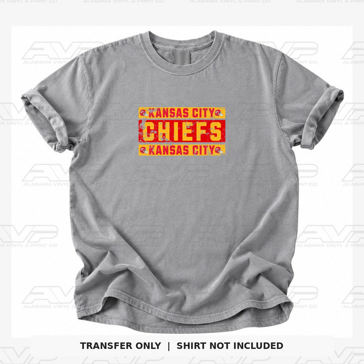 Kansas City Chiefs Block Alabama Vinyl & Print Co.