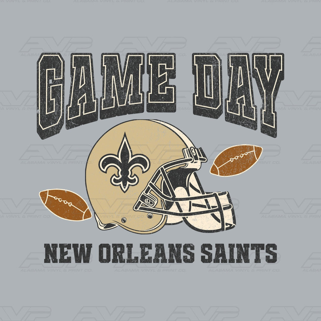 New Orleans Saints Game Day Alabama Vinyl & Print Co.