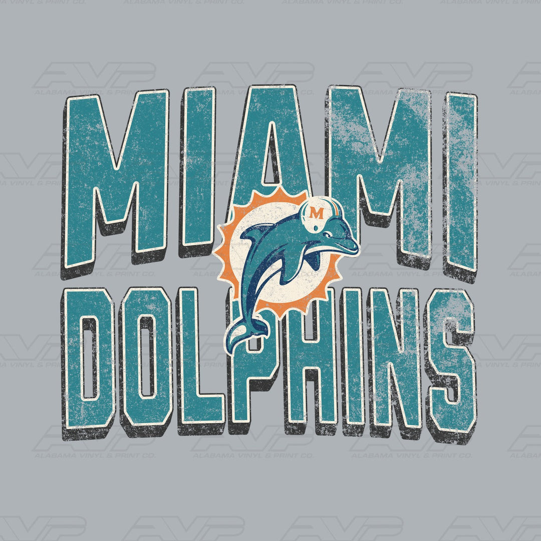 Miami Dolphins Alabama Vinyl & Print Co.