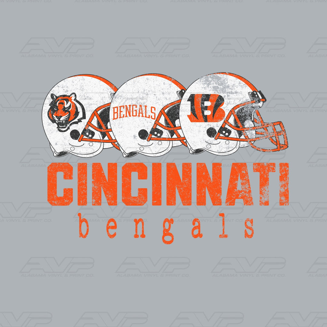 Cincinnati Bengals Stripes Alabama Vinyl & Print Co.