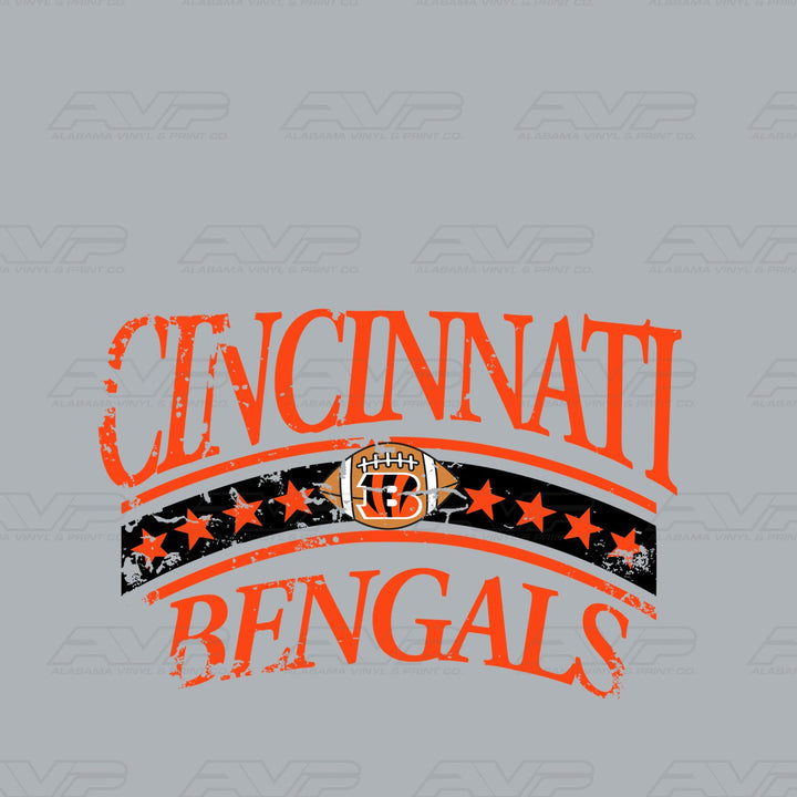Cincinnati Bengals Star Alabama Vinyl & Print Co.