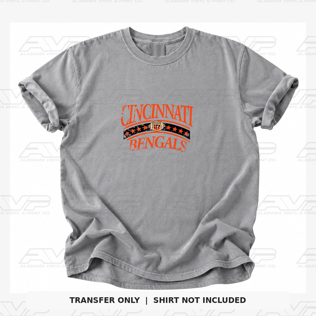 Cincinnati Bengals Star Alabama Vinyl & Print Co.