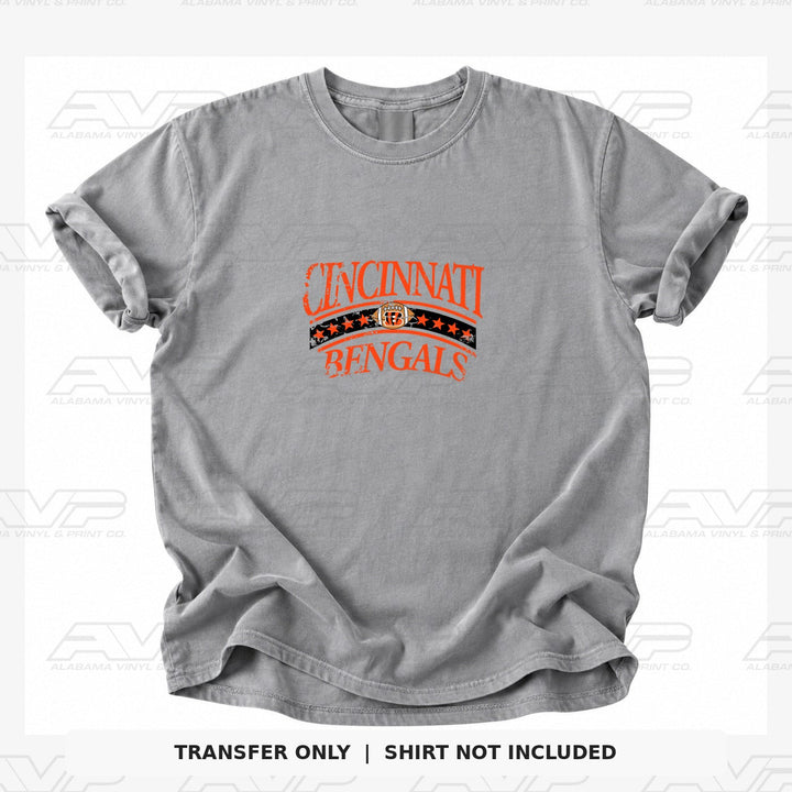 Cincinnati Bengals Star Alabama Vinyl & Print Co.