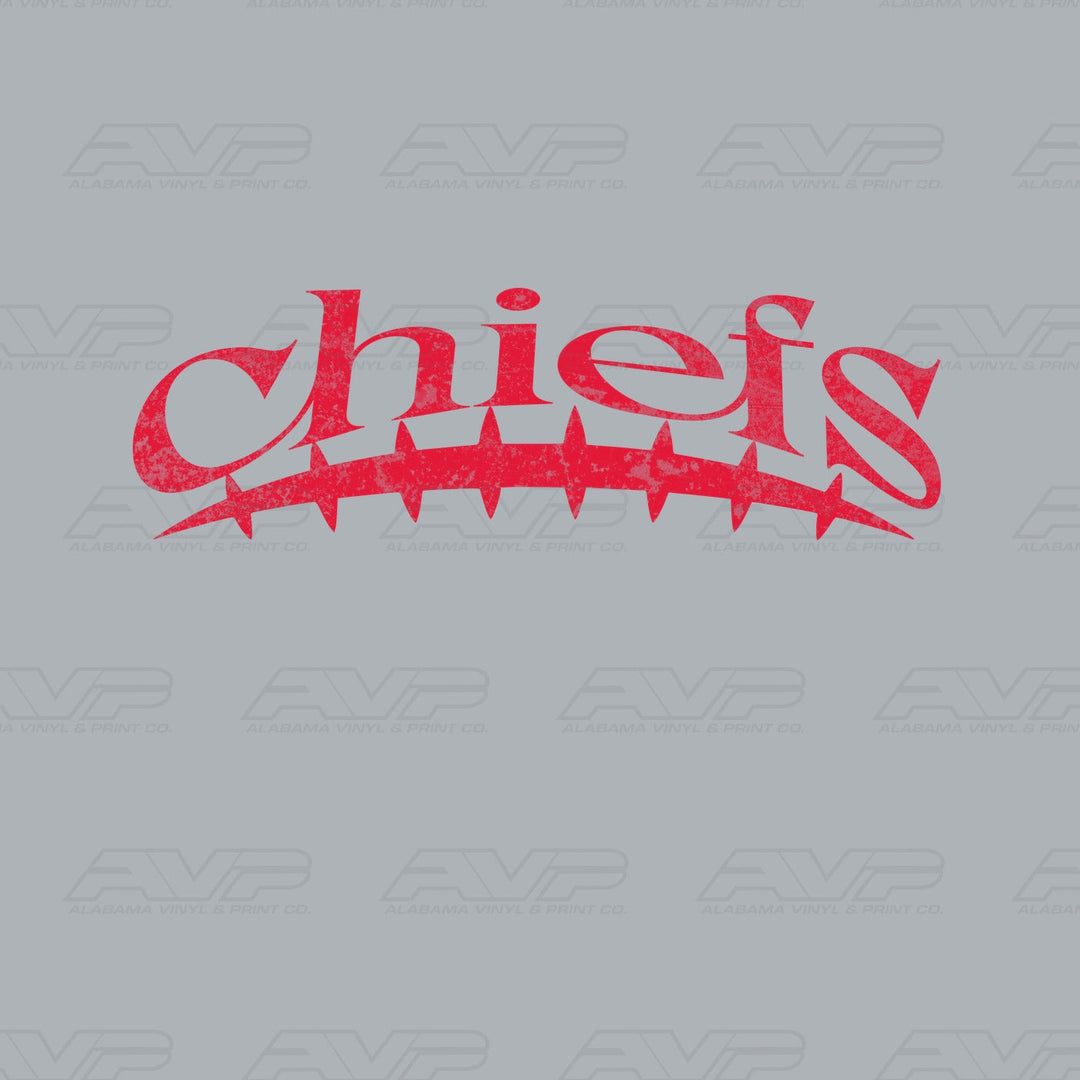 Kansas City Chiefs KC Alabama Vinyl & Print Co.