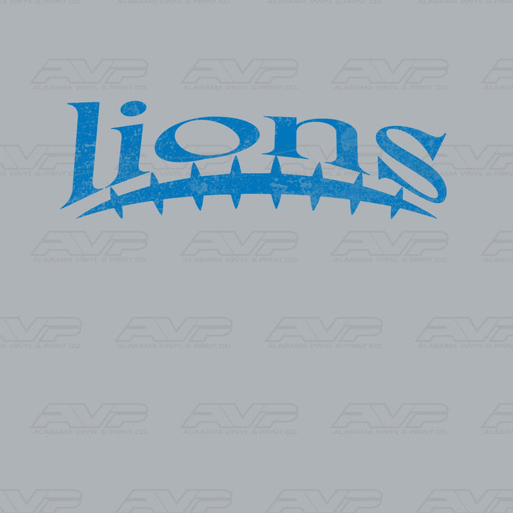 Detroit Lions Lionos Alabama Vinyl & Print Co.