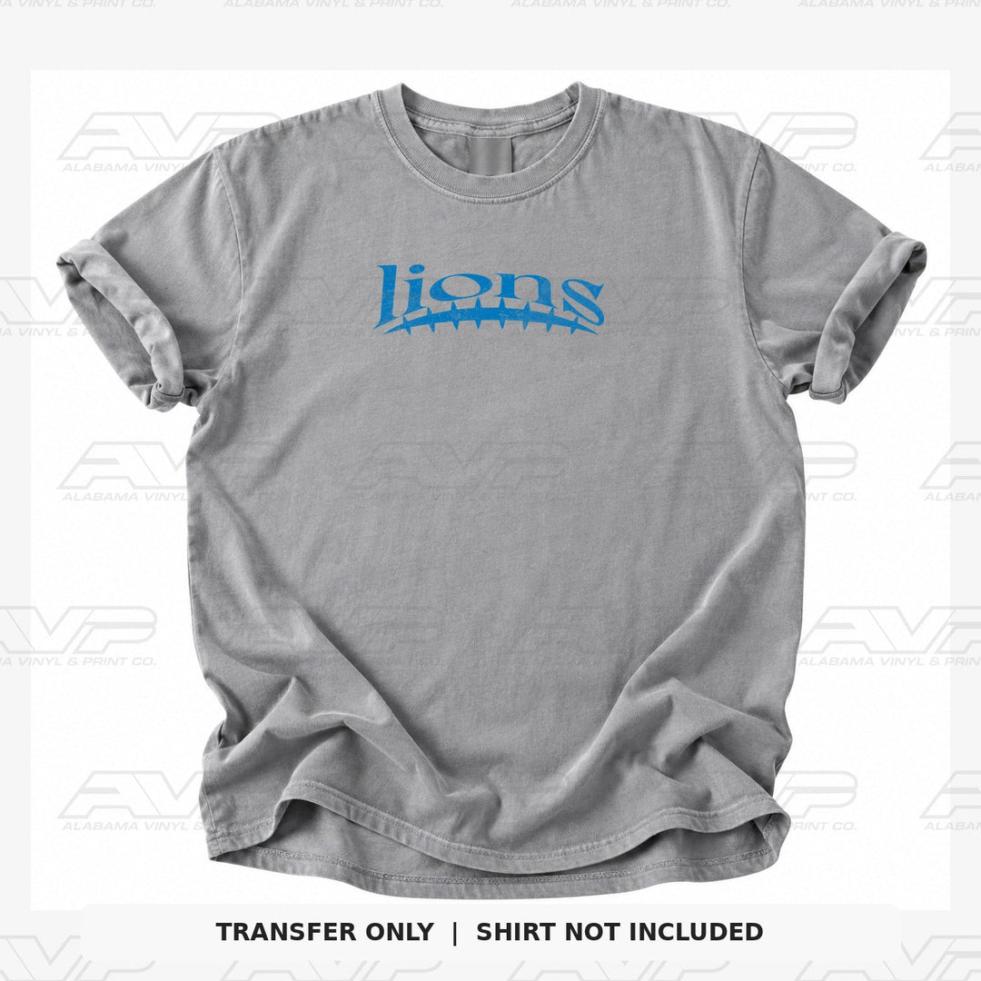Detroit Lions Lionos Alabama Vinyl & Print Co.
