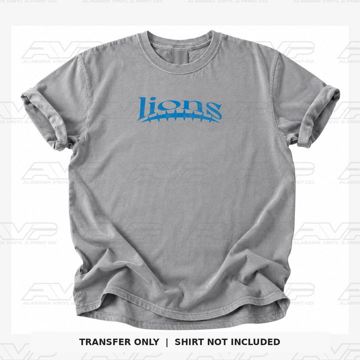 Detroit Lions Lionos Alabama Vinyl & Print Co.