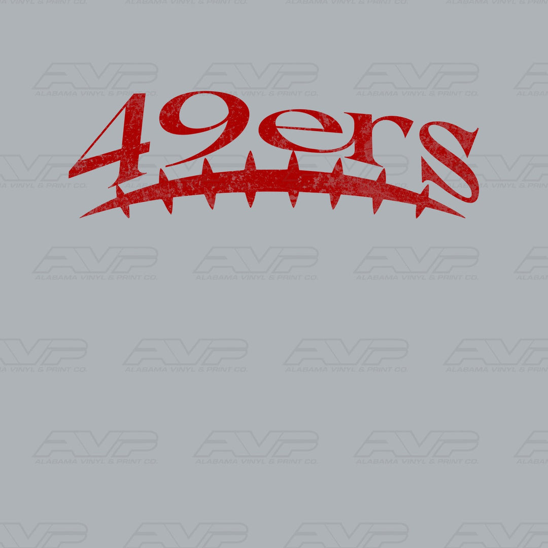 San Francisco 49ers SF Alabama Vinyl & Print Co.
