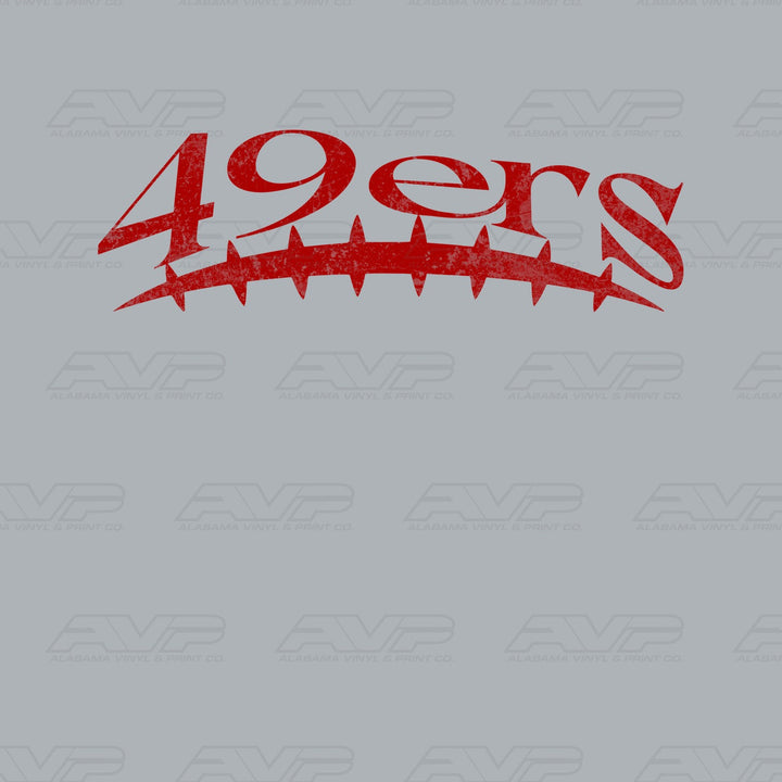 San Francisco 49ers SF Alabama Vinyl & Print Co.