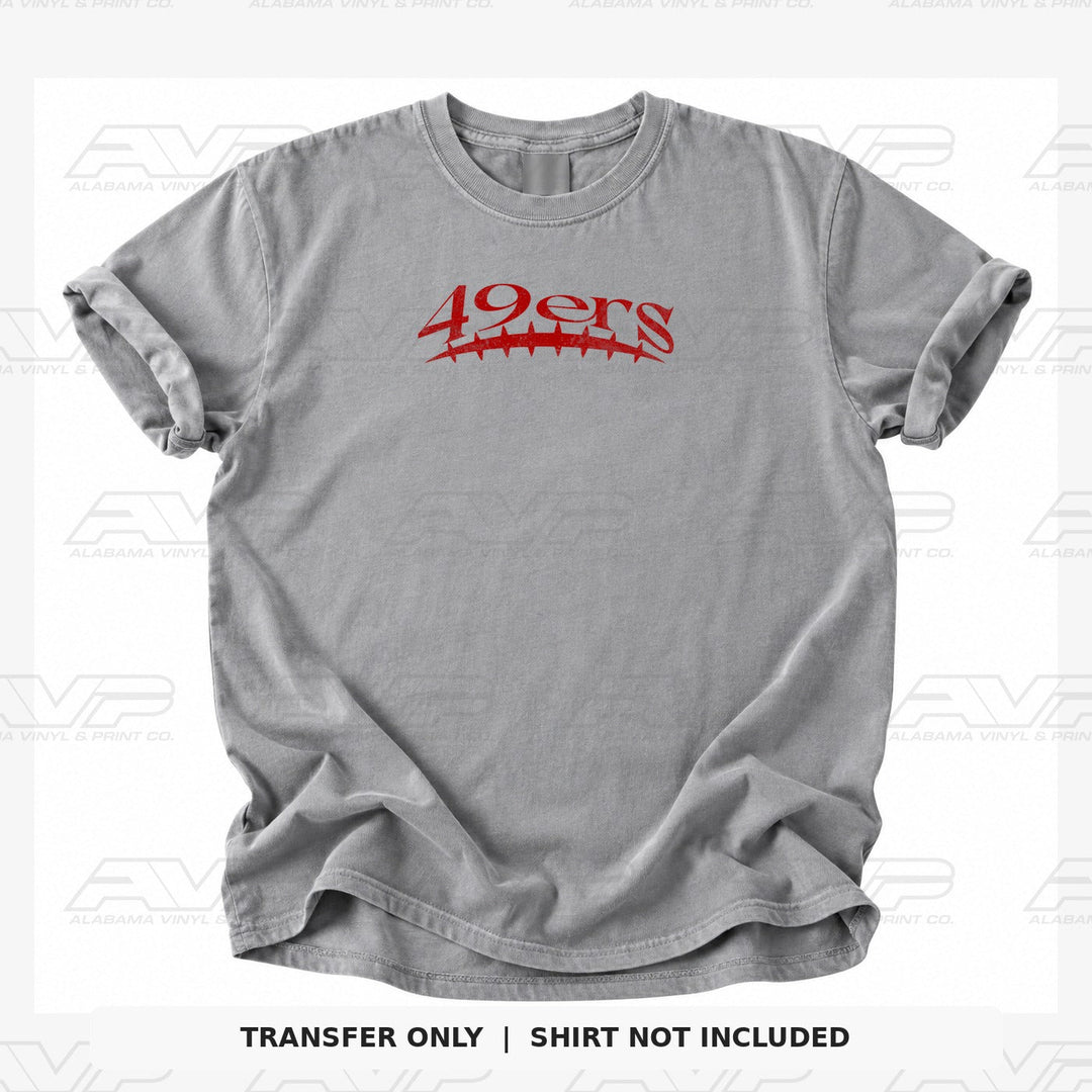 San Francisco 49ers SF Alabama Vinyl & Print Co.